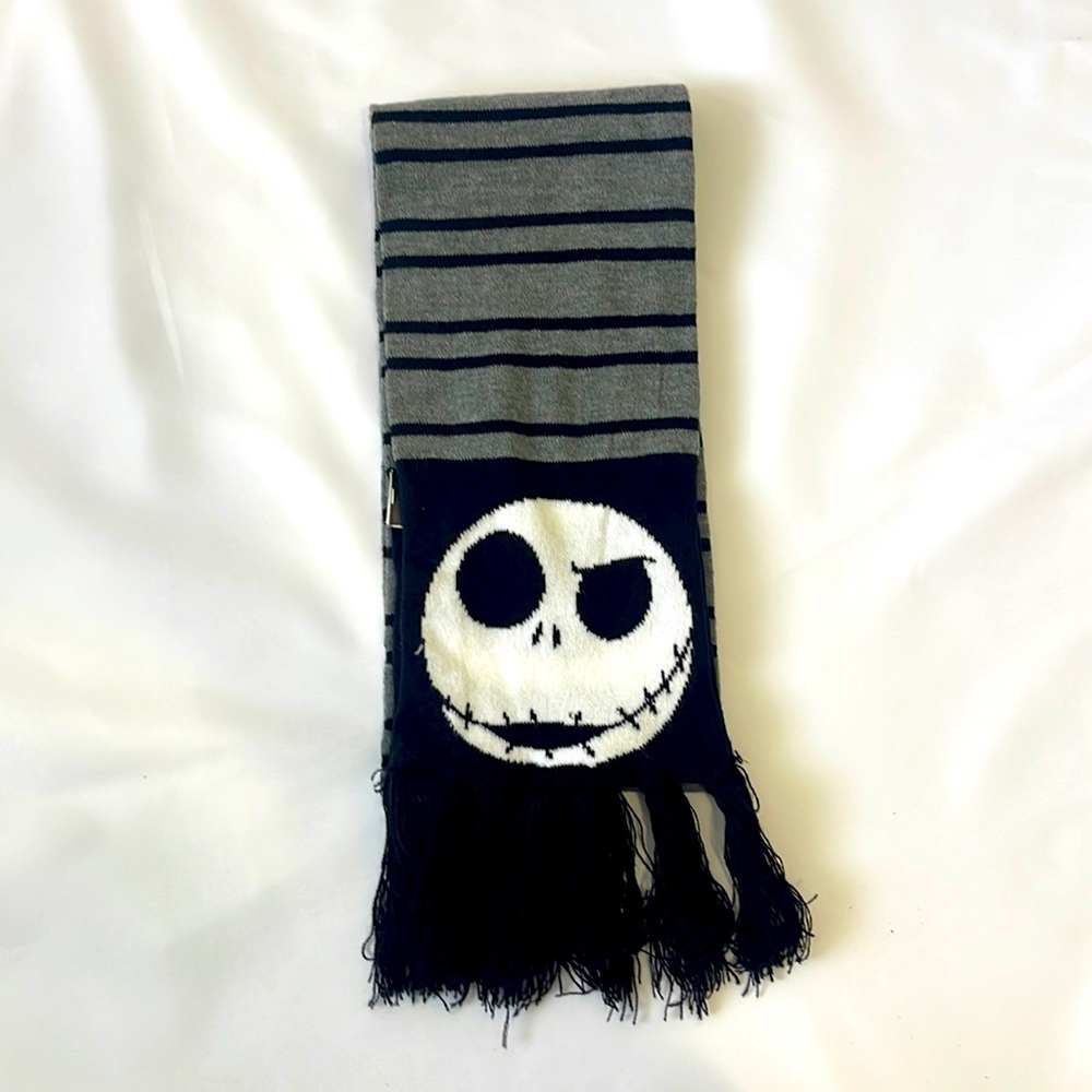 4/$45 Jack Skellington Scarf Halloween
